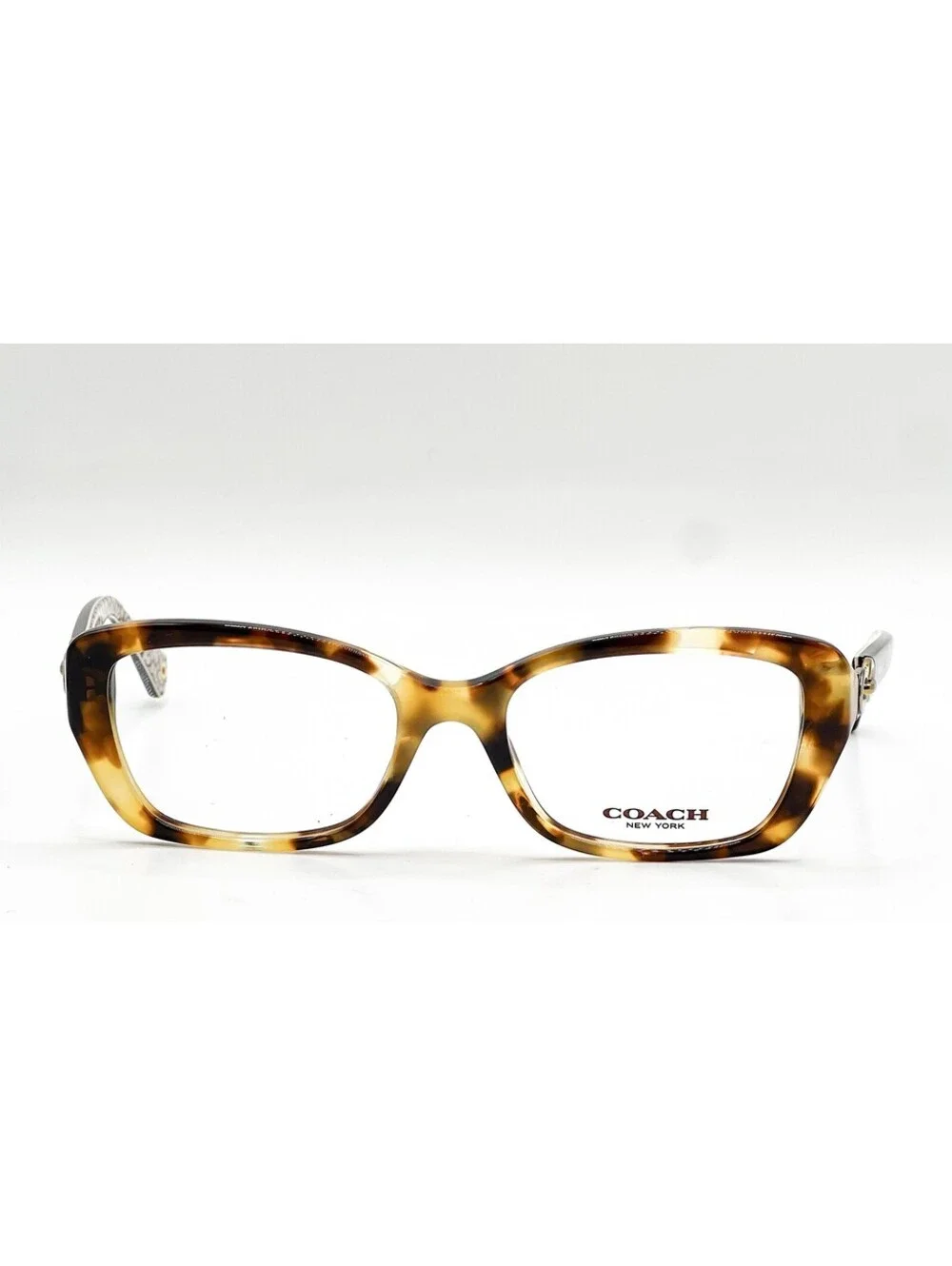 Coach HC 6051 5238 Spotty Tortoise Brown Sand Eyeglass Frames 52-17-135